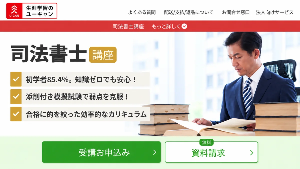 司法書士講座のキャンペーン・割引情報｜受講料・申込期限を比較【2026